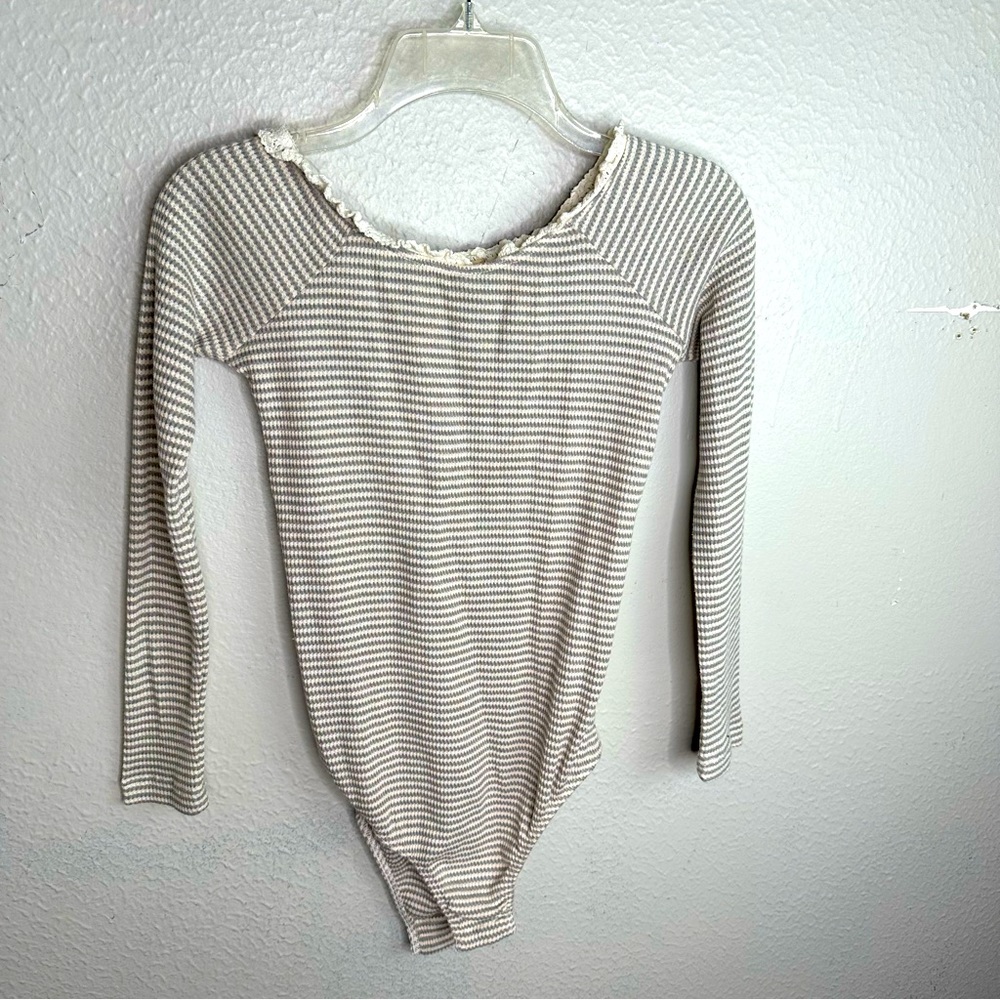 Altar’d State striped Bodysuit E314